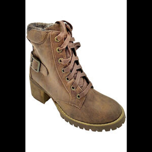 Carlos By Carlos Santana Women's Gibson Heel Boots Dark Brown - Medium